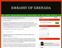 Tablet Screenshot of grenadaembassyusa.org
